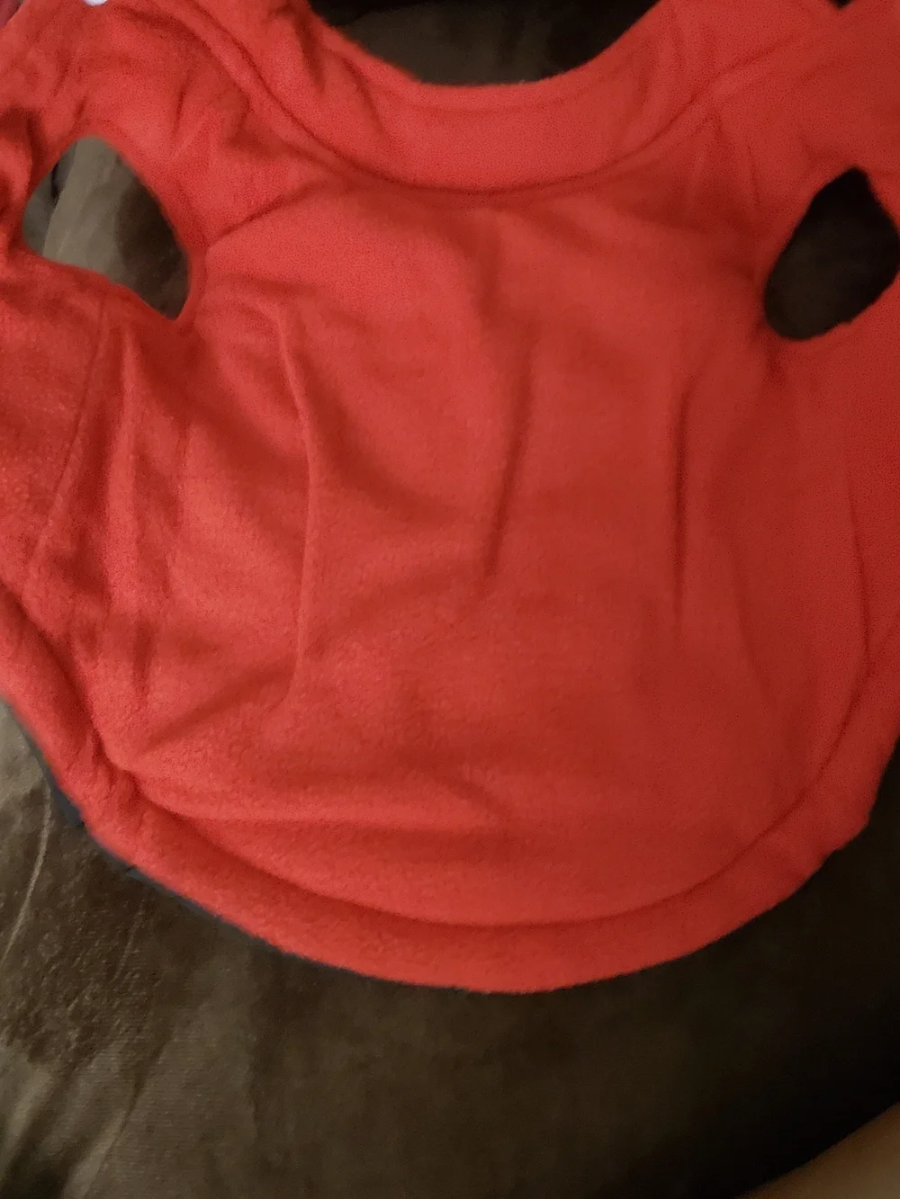 PetSoo Colorblock Dog Puffer Coat - Red/Gray/Black